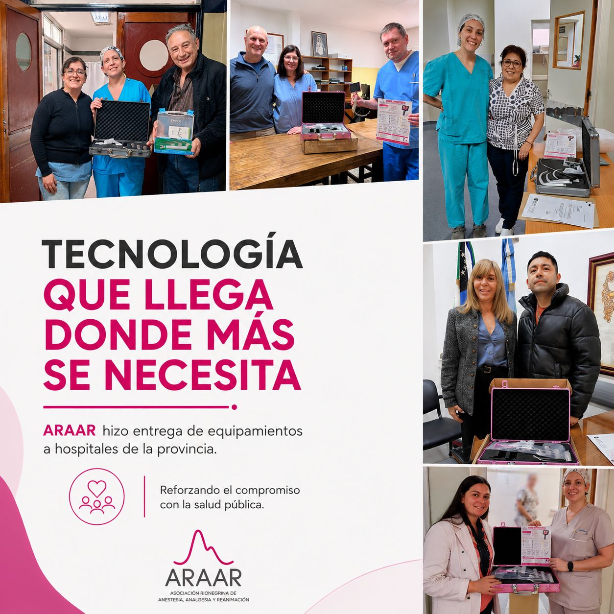 Entrega de Videolaringoscopios a Hospitales Públicos de Río Negro